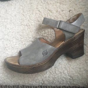 Born Canna Heels - Women's Size 8 M - Grey